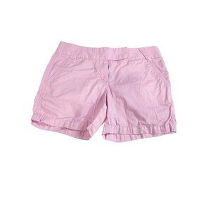 J. Crew Womens Broken In Chino Shorts Pink 4 100% Cotton Casual